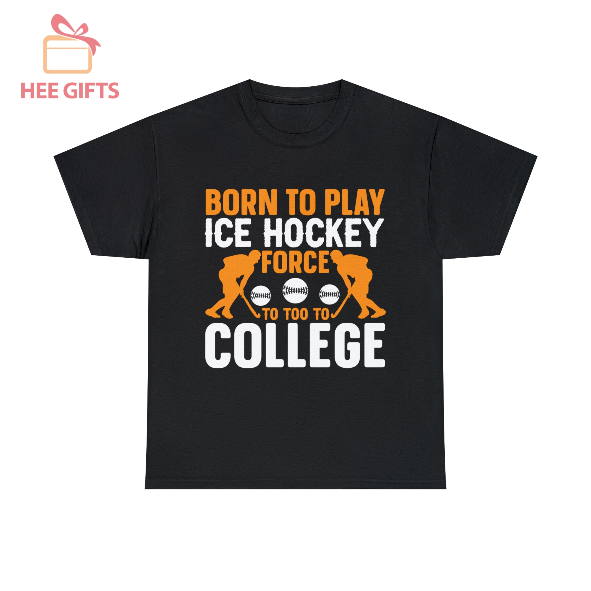 HOCT-03Born to play ice hockey Tshirt