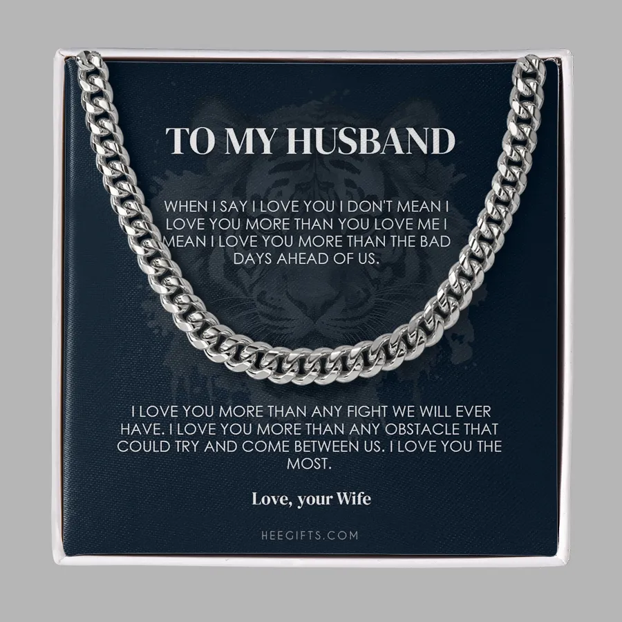 Husband Necklace For Birthday