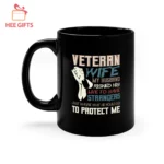 Veteran Wife Army Husband Soldier Mug